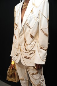 Backstage at Area RTW Spring 2020