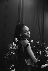 Backstage at Area RTW Spring 2020
