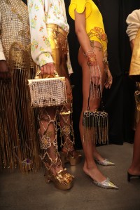 Backstage at Area RTW Spring 2020
