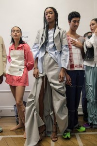 Backstage at Afterhomework RTW Spring 2020