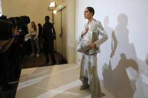 Backstage at Akris RTW Spring 2020