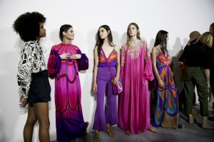 Backstage at Alberta Ferretti RTW Spring 2020