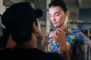 Backstage at Atlein RTW Spring 2020