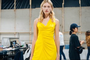 Backstage at Atlein RTW Spring 2020