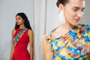 Backstage at Atlein RTW Spring 2020