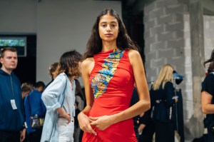 Backstage at Atlein RTW Spring 2020