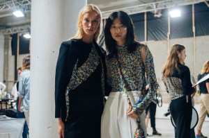 Backstage at Atlein RTW Spring 2020