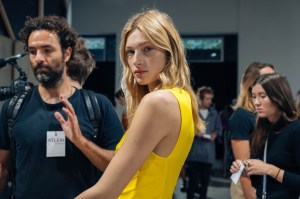 Backstage at Atlein RTW Spring 2020