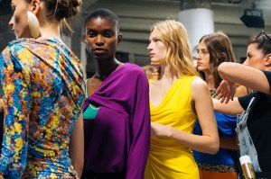 Backstage at Atlein RTW Spring 2020