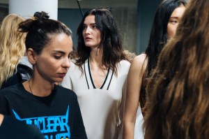 Backstage at Atlein RTW Spring 2020