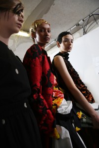 Backstage at Dries Van Noten RTW Spring 2020