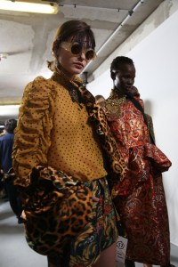 Backstage at Dries Van Noten RTW Spring 2020