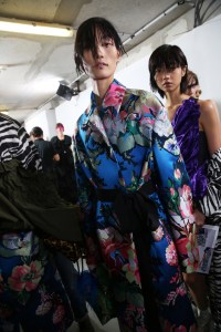 Backstage at Dries Van Noten RTW Spring 2020