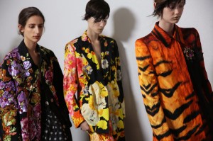 Backstage at Dries Van Noten RTW Spring 2020