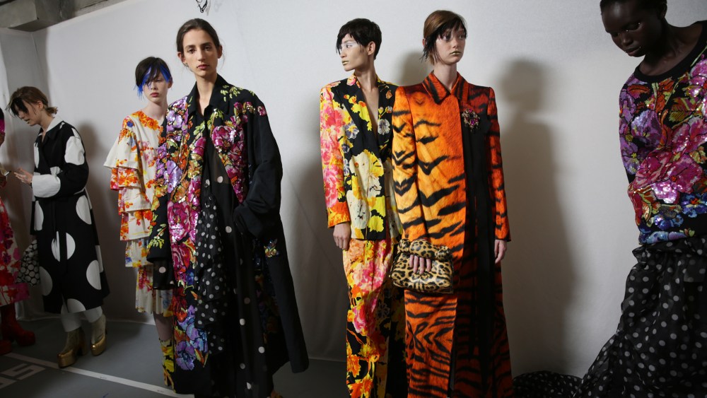 Backstage at Dries Van Noten RTW Spring 2020