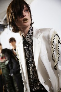 Backstage at Dries Van Noten RTW Spring 2020