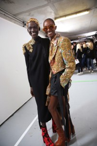 Backstage at Dries Van Noten RTW Spring 2020