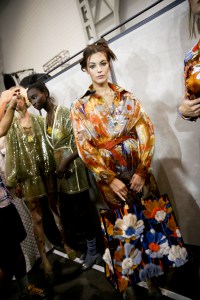 Backstage at Fendi RTW Spring 2020