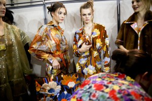 Backstage at Fendi RTW Spring 2020