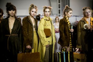 Backstage at Fendi RTW Spring 2020