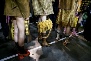Backstage at Fendi RTW Spring 2020