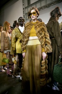 Backstage at Fendi RTW Spring 2020