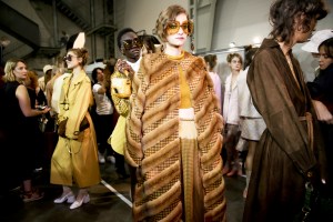 Backstage at Fendi RTW Spring 2020