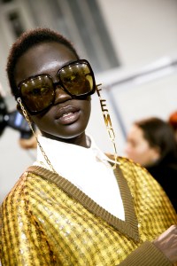 Backstage at Fendi RTW Spring 2020