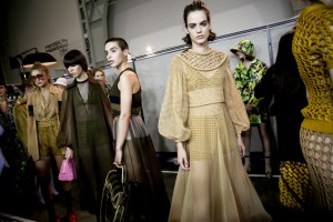 Backstage at Fendi RTW Spring 2020
