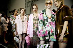 Backstage at Fendi RTW Spring 2020