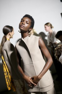 Backstage at Jil Sander RTW Spring 2020
