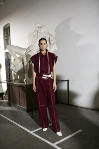 Backstage at Jil Sander RTW Spring 2020