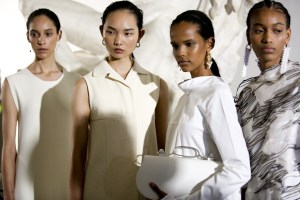 Backstage at Jil Sander RTW Spring 2020