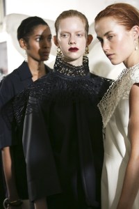 Backstage at Jil Sander RTW Spring 2020