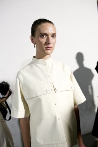 Backstage at Jil Sander RTW Spring 2020
