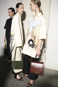 Backstage at Jil Sander RTW Spring 2020