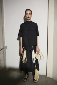 Backstage at Jil Sander RTW Spring 2020