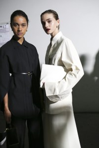 Backstage at Jil Sander RTW Spring 2020
