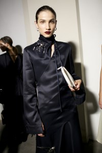Backstage at Jil Sander RTW Spring 2020