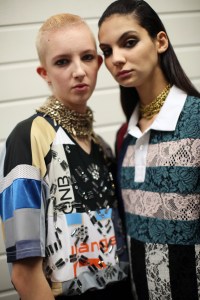 Backstage at Koché RTW Spring 2020