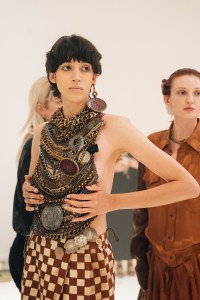 Backstage at Andreas Kronthaler for Vivienne Westwood RTW Spring 2020