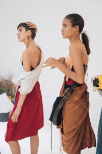 Backstage at Andreas Kronthaler for Vivienne Westwood RTW Spring 2020