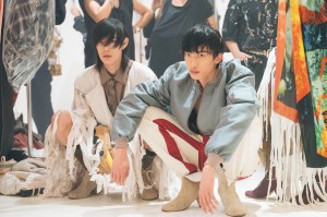 Backstage at Andreas Kronthaler for Vivienne Westwood RTW Spring 2020