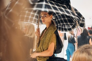 Backstage at Andreas Kronthaler for Vivienne Westwood RTW Spring 2020