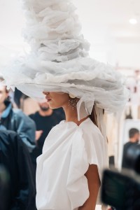 Backstage at Andreas Kronthaler for Vivienne Westwood RTW Spring 2020