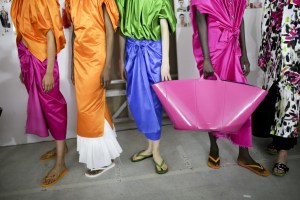 Backstage at Marni RTW Spring 2020