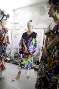 Backstage at Marni RTW Spring 2020