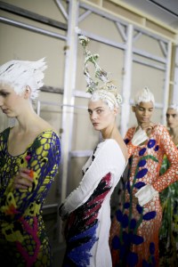 Backstage at Marni RTW Spring 2020