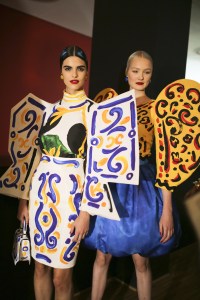 Backstage at Moschino RTW Spring 2020