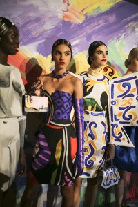 Backstage at Moschino RTW Spring 2020